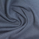 Polyester Cotton Stretch Rib Knit Fabric, 330 gsm — Navy — photo 2