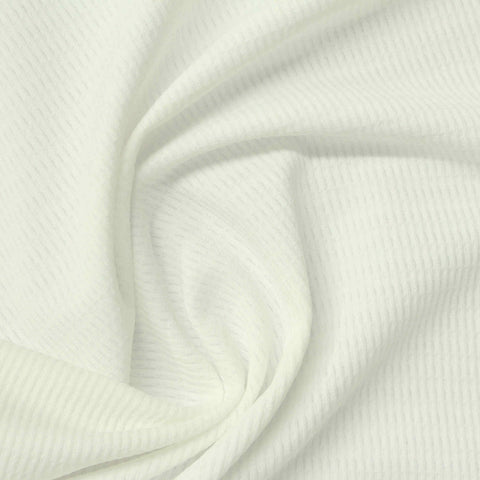 Nylon Stretch Knit Fabric, 160 gsm, 165 cm — White