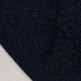 Navy Tone-on-Tone Rib Knit, Viscose-Poly — photo 2