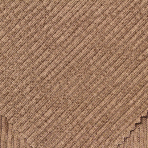 Warm Brown Rib Knit