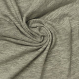 Grey Marl Jersey Knit, Cotton-Poly — photo 2