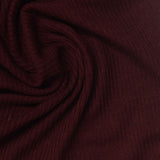 Polyester Viscose Stretch Rib Knit Fabric, 140 gsm, 170 cm — Red — photo 2