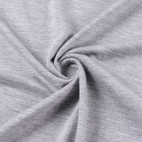 Light Grey Marl Jersey Knit, Viscose, 183 gsm