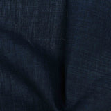 Yarn-Dyed 100% Linen Woven Fabric, 128 gsm — Navy — photo 2