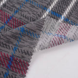 Grey Plaid Knit, Polyester — photo 2