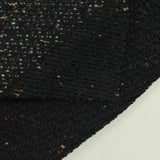 Black Marl Chunky Knit, Poly-Cotton — photo 2