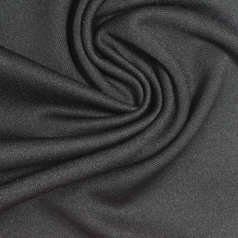 Polyester Stretch Velvet Fabric, 233 gsm, 175 cm — Grey