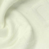 Cream Tone-on-Tone French Terry, Poly-Cotton — photo 2
