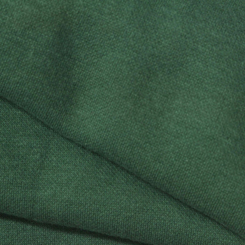 Polyester Cotton Fleece Fabric, 340 gsm, 185 cm — Green