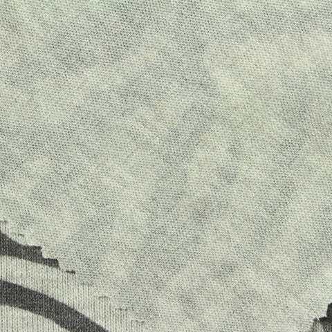 Dark Grey Zebra Jersey Knit, Poly-Viscose