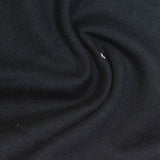 Cotton Piqué Knit Fabric, 372 gsm, 176 cm — Black — photo 2