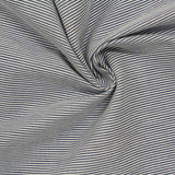Navy Horizontal-Stripe Woven, Cotton — photo 2