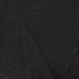 Viscose Polyester Stretch Rib Knit Fabric, 210 gsm, 145 cm — Black — photo 2