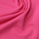 Cotton Stretch French Terry Fabric, 230 gsm, 165 cm — Pink — photo 2