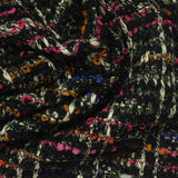 Black Plaid Bouclé, Poly-Cotton — photo 2