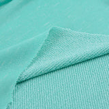 Polyester Cotton French Terry Fabric, 205 gsm, 165 cm — Green — photo 2