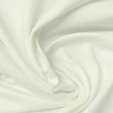 Polyester Stretch Milk Silk Knit Fabric, 230 gsm, 155 cm — White — photo 2