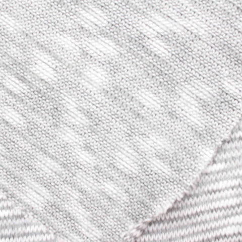Grey Marl Chunky Knit, 215 gsm