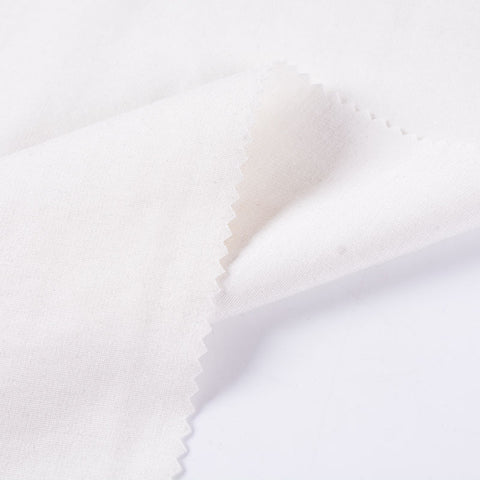 Viscose Stretch Ponte Knit Fabric, 390 gsm, 168 cm — White