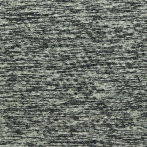 Black Marl Knit, Polyester, 140 gsm