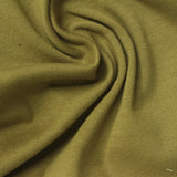 Cotton Stretch Rib Knit Fabric, 260 gsm, 155 cm — Khaki — photo 2