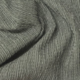 Dark Grey Stripe Crepe, Polyester — photo 2