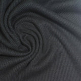 Viscose Stretch Rib Knit Fabric, 280 gsm, 150 cm — Grey — photo 2
