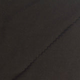 Polyester Stretch Milk Silk Knit Fabric, 230 gsm, 160 cm — Black — photo 2