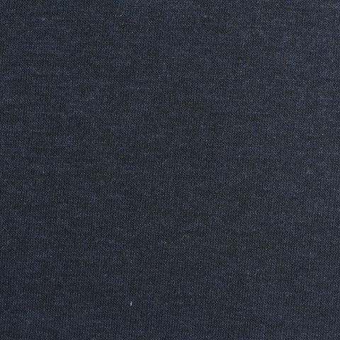 Black Ribbed Rib Knit, Poly-Cotton