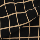 Beige Check Woven, Poly-Viscose — photo 2