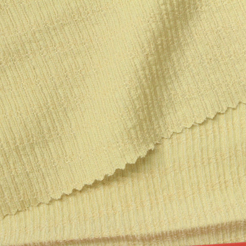 Polyester Stretch Crepe Fabric, 175 gsm — Yellow