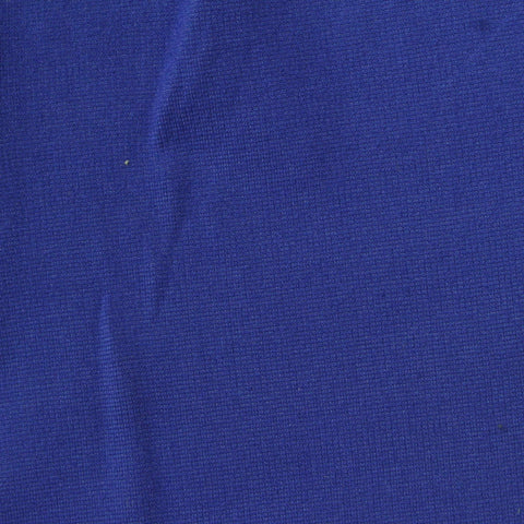 Polyester Viscose Stretch Ponte Knit Fabric, 320 gsm, 160 cm — Blue