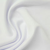 100% Polyester Knit Fabric, 170 gsm, 160 cm — White — photo 2