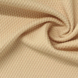 Cotton Modal Blend Stretch Knit Fabric, 260 gsm, 155 cm — Beige — photo 2
