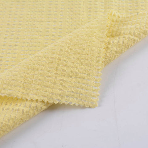 Striped Cotton Nylon Woven Fabric, 126 gsm, 137 cm — Yellow