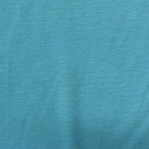 100% Polyester Rib Knit Fabric, 150 gsm, 180 cm — Blue