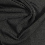 Nylon Stretch Jersey Knit Fabric, 215 gsm, 165 cm — Black — photo 2