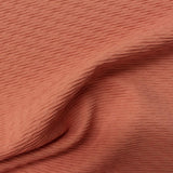 Jacquard 100% Polyester Interlock Knit Fabric, 274 gsm, 160 cm — Red — photo 2