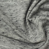 Light Grey Marl Jersey Knit, Poly-Viscose — photo 2