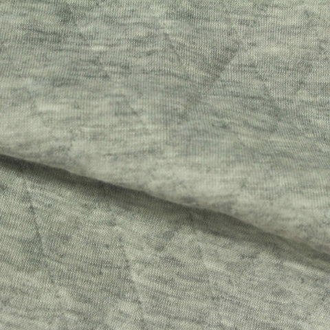 Light Grey Marl Scuba Knit, Polyester, 350 gsm