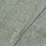 Heather Grey Marl Rib Knit, Cotton-Poly — photo 2