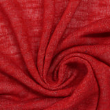 Red Marl Chunky Knit, Viscose-Poly — photo 2