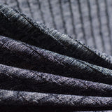 Navy Marl Rib Knit, Cotton-Viscose — photo 2