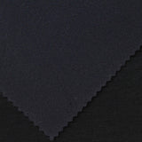 Brushed Polyester Stretch Scuba Knit Fabric, 330 gsm, 165 cm — Black — photo 2