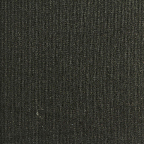 Dark Olive Rib Knit, Poly-Viscose