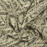 Jacquard Cotton Polyester Knit Fabric, 210 gsm, 150 cm — Khaki — photo 2