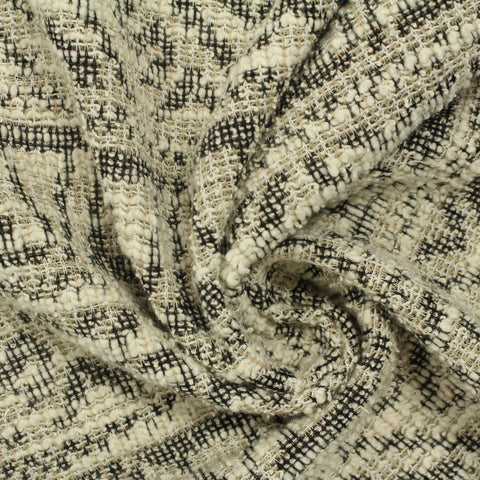 Jacquard Cotton Polyester Knit Fabric, 210 gsm, 150 cm — Khaki