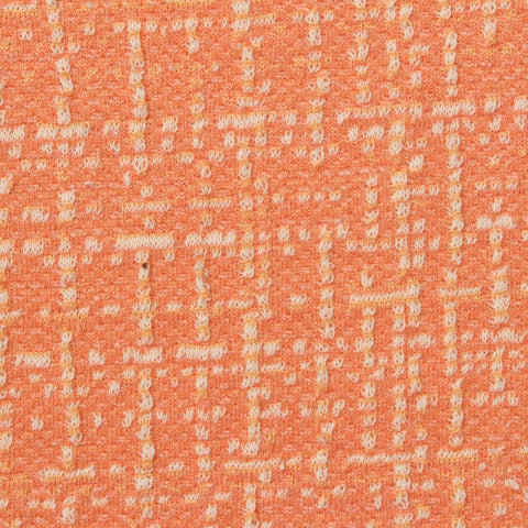 Orange Marl Jacquard, Viscose-Poly