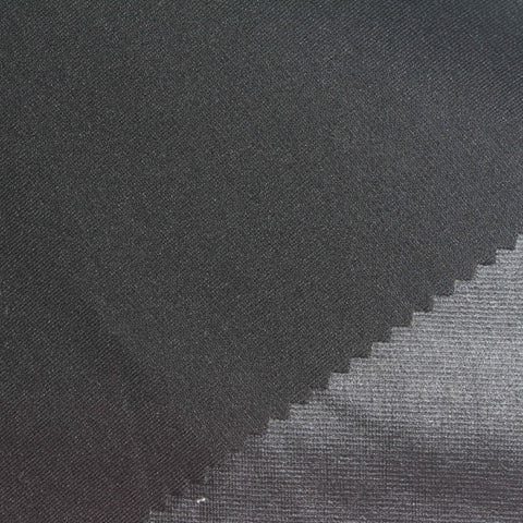 Dark Grey Marl Ponte Knit, Viscose-Poly, 332 gsm