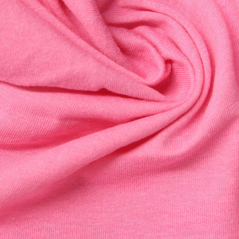 100% Cotton Jersey Knit Fabric, 160 gsm — Pink